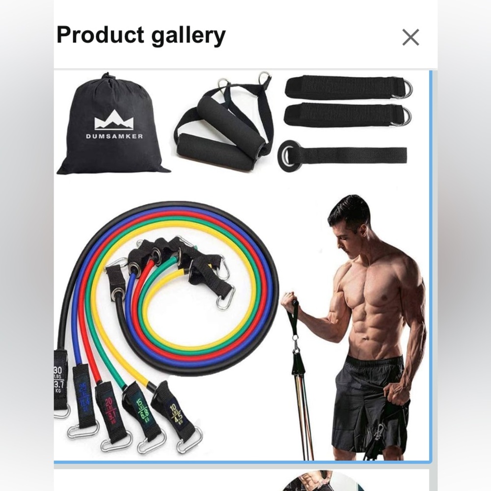 Dumsamker Resistance Bands Set